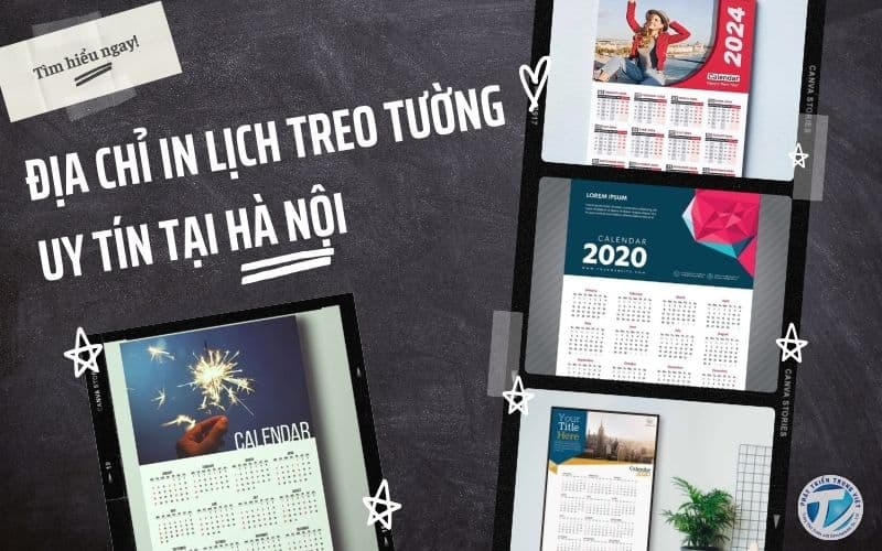 Địa chỉ in lịch treo tường 1 tờ uy tín tại Hà Nội